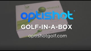 Optishot 2 Golf in a Box Garage Golf Simulator Commercial Video [upl. by Arianie]