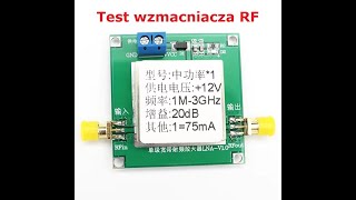 Test wzmacniacza RF LNA RTL SDR [upl. by Godliman599]