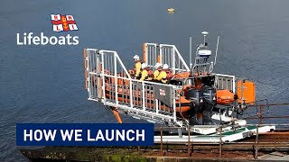 RNLI Lifeboats How We Launch [upl. by Matthus]