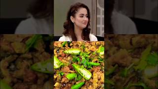 😮Hania Amir ki favorite sabzi Kon si ha How to make keema karelyshortsyoutubeshorts viralvideo [upl. by Hut]