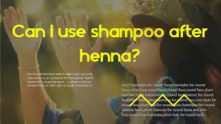 What can I put in henna to make my hair soft Can I use shampoo after henna [upl. by Nylasor203]