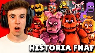 REACCIONO a LA HISTORIA COMPLETA de FIVE NIGHTS AT FREDDYS [upl. by Yecram]