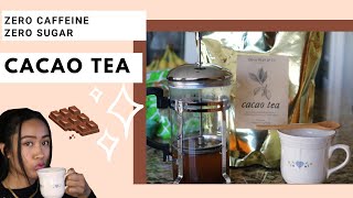 COFFEE ALTERNATIVE CACAO TEA  what is it  why you should drink it  theobromine [upl. by Sharona]