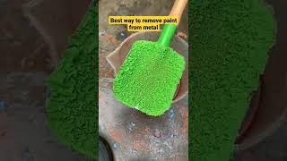 Best way to remove paint from metal  Amazing decolorizer chemical Whatsapp status ideas shorts [upl. by Dat]