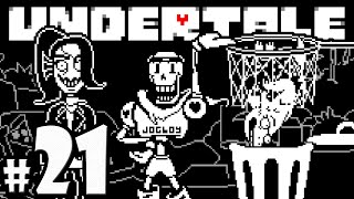 UNDERTALE Blind Gameplay Playthrough PART 21  Alphys Date Undyne Letter Dump RP Jogboy Papyrus [upl. by Alarick]