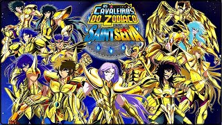 OS CAVALEIROS DO ZODÍACO  OS 12 CAVALEIROS DE OURO EM IMAGENS INCRÍVEIS GOLDSAINT SAINT SEIYA [upl. by Vite]