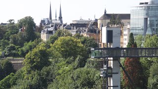 Luxemburg Panoramaaufzug Pfaffenthal Oberstadt [upl. by Leelah148]