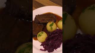 Best Sauerbraten in Berlin🔥germanfood roastmeat braten meatlovers sauerbraten streetfood [upl. by Adianez860]