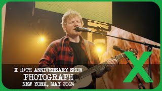 Ed Sheeran  Photograph Live from X 10th Anniversary Show feat New Hope Choir [upl. by Ydda]