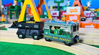 BRIO Wooden Trains  NEW Cargo Train [upl. by Anselme]