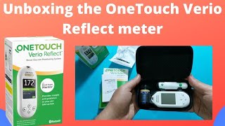 unboxing the onetouch verio reflect blood glucose meter [upl. by Ailemap667]