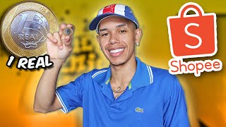 COISAS PRA COMPRAR NA SHOPEE COM 1 REAL [upl. by Reinhart293]