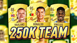 BEST POSSIBLE 250K FUT CHAMPS TEAM 250K SQUAD BUILDER  FIFA 23 ULTIMATE TEAM [upl. by Rysler]