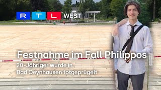 Festnahme im Fall Philippos 20Jähriger wurde in Bad Oeynhausen totgeprügelt  RTL WEST 27062024 [upl. by Akerdnuhs]