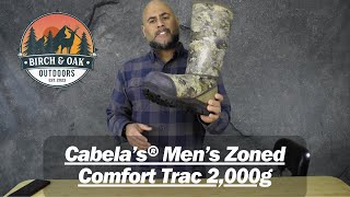 Cabela’s® Men’s Zoned Comfort Trac 2000Gram review [upl. by Keifer143]