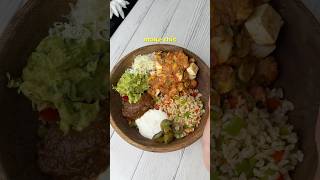 Mexican Burrito Bowl  vegetarian high protein bowl 🌯 [upl. by Idihsar]