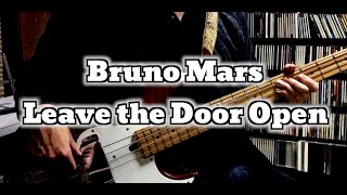 Bruno Mars Anderson Paak Silk Sonic  Leave the Door Open Bass Cover Tabs [upl. by Issor]