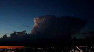 Tampa Florida Lightning Storm at Dusk [upl. by Dickinson]