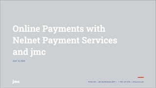 Online Payments with Nelnet Payment Services and jmc [upl. by Bernetta]