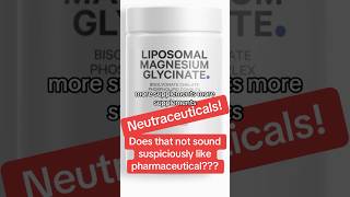 Nutraceuticals Pharmaceuticals Sound similar supplements neutraceutical [upl. by Nisior]