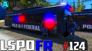 GTA V LSPDFR 124 MISIÓN SECRETA  AUTOBÚS DE LOS FEDERALES  TheAxelGamer [upl. by Cirtemed589]