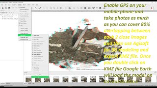 creating location based 3D model via Agisoft ایجاد مدل [upl. by Milore427]