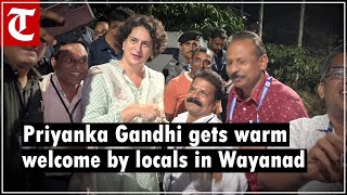 Congress candidate for Wayanad Lok Sabha bypoll Priyanka Gandhi Vadra visits houses of locals [upl. by Leak]