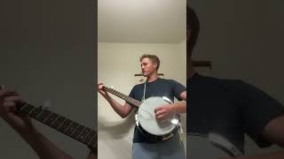 Workin on that Clinch Mtn Backstep learning more bluegrass banjo [upl. by Vigen184]