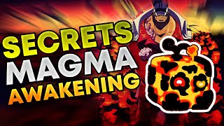 Magma Awakening Secrets A Roblox Blox Fruits Players Guide [upl. by Trilby]