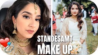 MAKE UP LOOK für Standesamtliche HOCHZEIT ‼️💍😍 Tipps amp Tricks  Sanny Kaur [upl. by Anairda]