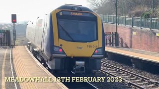 Trains at Meadowhall Station 13022023 [upl. by Horowitz]