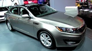 2013 KIA Optima EX GDi  Exterior and Interior Walkaround  2013 New York Auto Show [upl. by Won915]