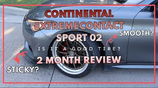 2 Month Review Continental Extremecontact Sport 02 Are The New Michelin Tires [upl. by Maxentia]