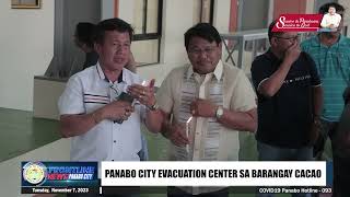 PANABO CITY EVACUATION CENTER SA BARANGAY CACAO [upl. by Yssak]