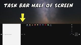 task bar takes up bottom half of screen problem fixed [upl. by Ddot856]