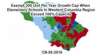 HOCO APFO  DOWNTOWN COLUMBIA ELEMENTARY SCHOOL EXEMPTIONS IN CB552016 [upl. by Arbba]