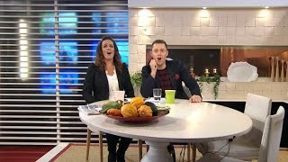 Skönsång av Per och Suzanne i Nyhetsmorgon  Nyhetsmorgon TV4 [upl. by Yngiram344]