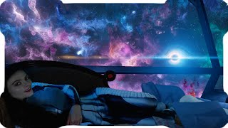 ASMR SciFi ✵ Amazing Views Nebulae Wormhole Stars Asteroids ✵ Through Space in a Capsule 78 [upl. by Ecreip]