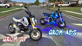 HONDA GROM ABS vs HONDA GROM SP  HANGING OUT WITH YOUTUBER TINEZ TV [upl. by Salena72]