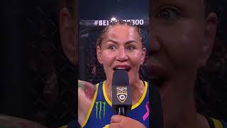 ITquotS ON Cris Cyborg vs Leah McCourt 🤜💥🤛 Bellator300 [upl. by Aamsa]