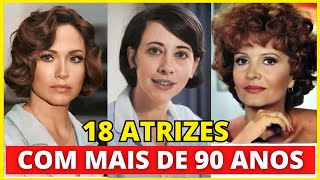 VEJA COMO ESTÃƒO 18 ATRIZES VETERANAS DA GLOBO COM MAIS DE 90 ANOS [upl. by Kenley]