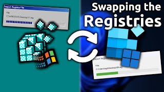 Swapping Windows 98s and Windows 11s Registries [upl. by Nor]