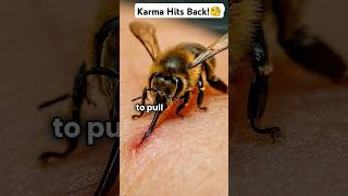 Why do bees DIE after stinging Humans😱 bees education facts [upl. by Ikila]