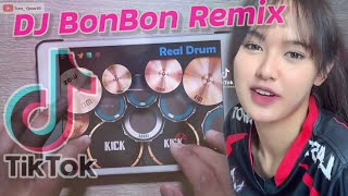 DJ BonBon Remix Dj salting  REAL DRUM COVER [upl. by Neerual]