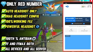 AUTO HEADSHOT CONFIG FILE FREE FIRE 2024  FREE FIRE HEADSHOT FILE [upl. by Levona]