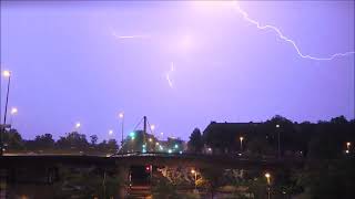 Gewitter 29062024 Zusammenschnitt 2200  2300 [upl. by Calvano159]