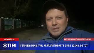 Fermier Ministrul apărării împarte ziare Josnic de tot [upl. by Etteraj386]