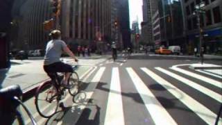 Bike Ride Down Broadway in NYC 59th St to Herald Square [upl. by Robert]