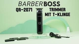 BarberBoss QR2071 Das ultimative Pflegeset für Männer mit 4 Führungskämmen [upl. by Erdnaed]