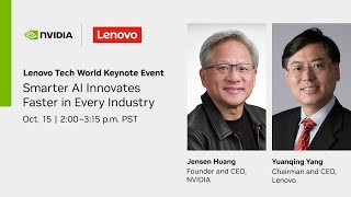 Jensen Huang at Lenovo Tech World 2024 [upl. by Hardner957]